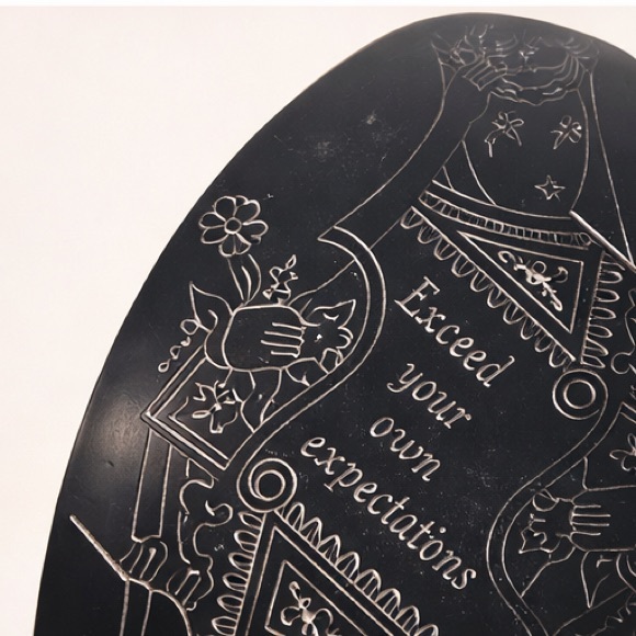 John Fluevog Black Sculpted Heel Shoes - Picture 3 of 4